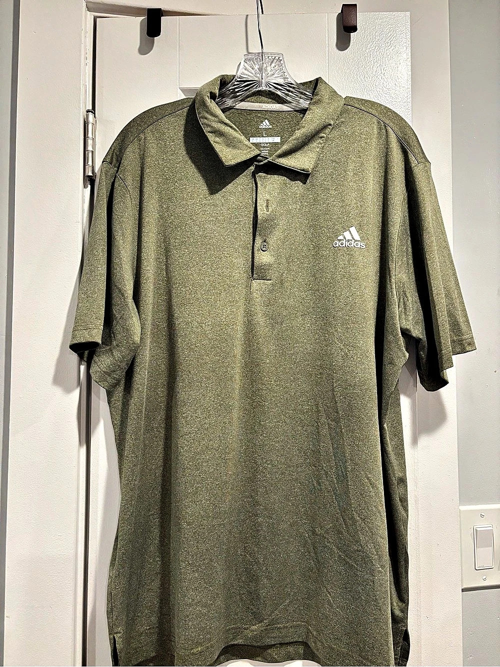 adidas Golf Primegreen Polo Shirt Men's Green Polo